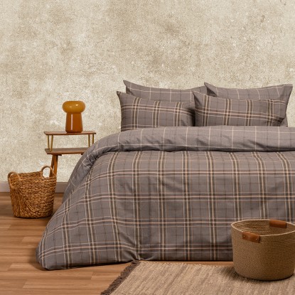 ΣΕΤ ΣΕΝΤΟΝΙΑ ΜΟΝΑ (Λ) DIEGO GREY ULTRA LINE (100X200+32)