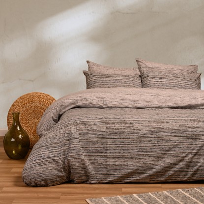 ΣΕΤ ΣΕΝΤΟΝΙΑ ΜΟΝΑ (Λ) CASSIO GREY CASUAL LINE (100X200+32)