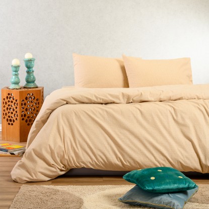 ΣΕΤ ΣΕΝΤΟΝΙΑ ΦΑΝΕΛΕΝΙΑ ΥΠΕΡΔΙΠΛΑ OWEN BEIGE (235X260)