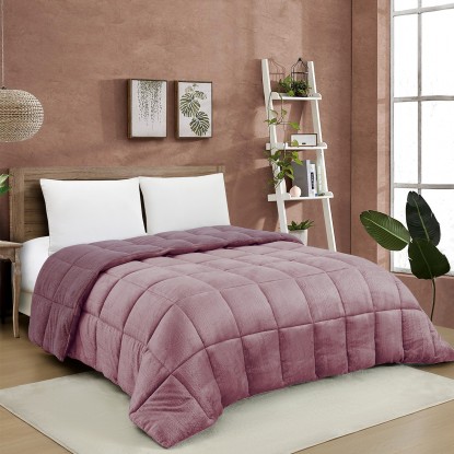 ΚΟΥΒΕΡΤΟΠΑΠΛΩΜΑ ΜΟΝΟ SHELBY AMETHYST (160X220)