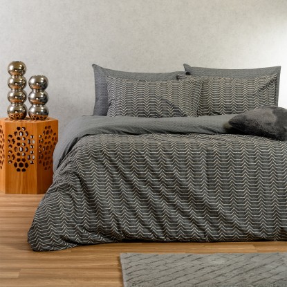 ΣΕΤ ΣΕΝΤΟΝΙΑ ΜΟΝΑ (Λ) PARIS ANTHRACITE ULTRA LINE (100Χ200+32)