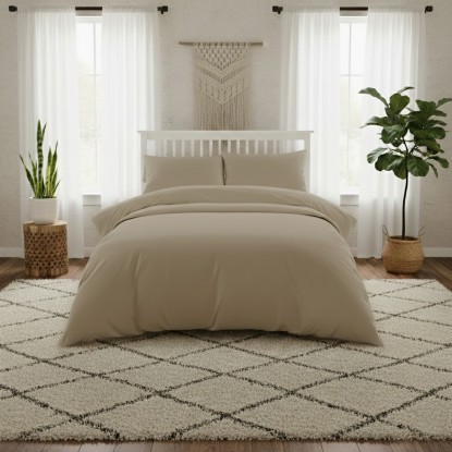 ΠΑΠΛΩΜΑΤΟΘΗΚΗ ΥΠΕΡΔΙΠΛΗ 225Χ245 LAVISH SATIN BEIGE