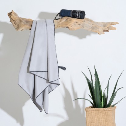 ΠΕΤΣΕΤΑ MICROFIBER GYM SILVER (50Χ90)