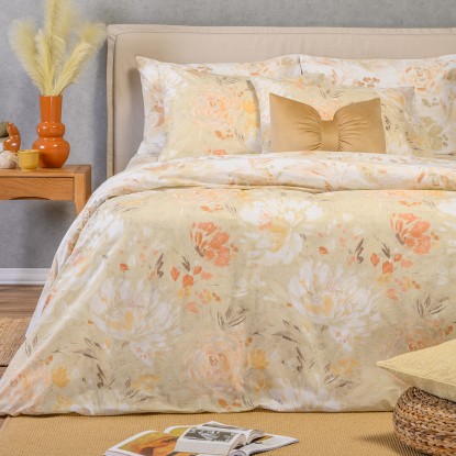 ΣΕΤ ΣΕΝΤΟΝΙΑ ΜΟΝΑ (Λ) ANABELLE BEIGE CASUAL LINE (100Χ200+32)