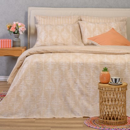 ΣΕΤ ΣΕΝΤΟΝΙΑ ΜΟΝΑ KAI BEIGE CASUAL LINE (170X270)