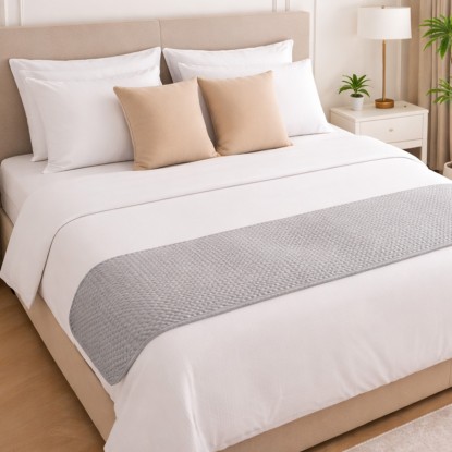 ΤΡΑΒΕΡΣΑ ΚΡΕΒΑΤΙΟΥ OMNIA GREY (55Χ250)